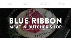 Desktop Screenshot of blueribbonbutchershop.com