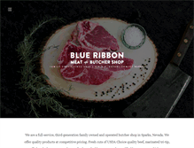 Tablet Screenshot of blueribbonbutchershop.com